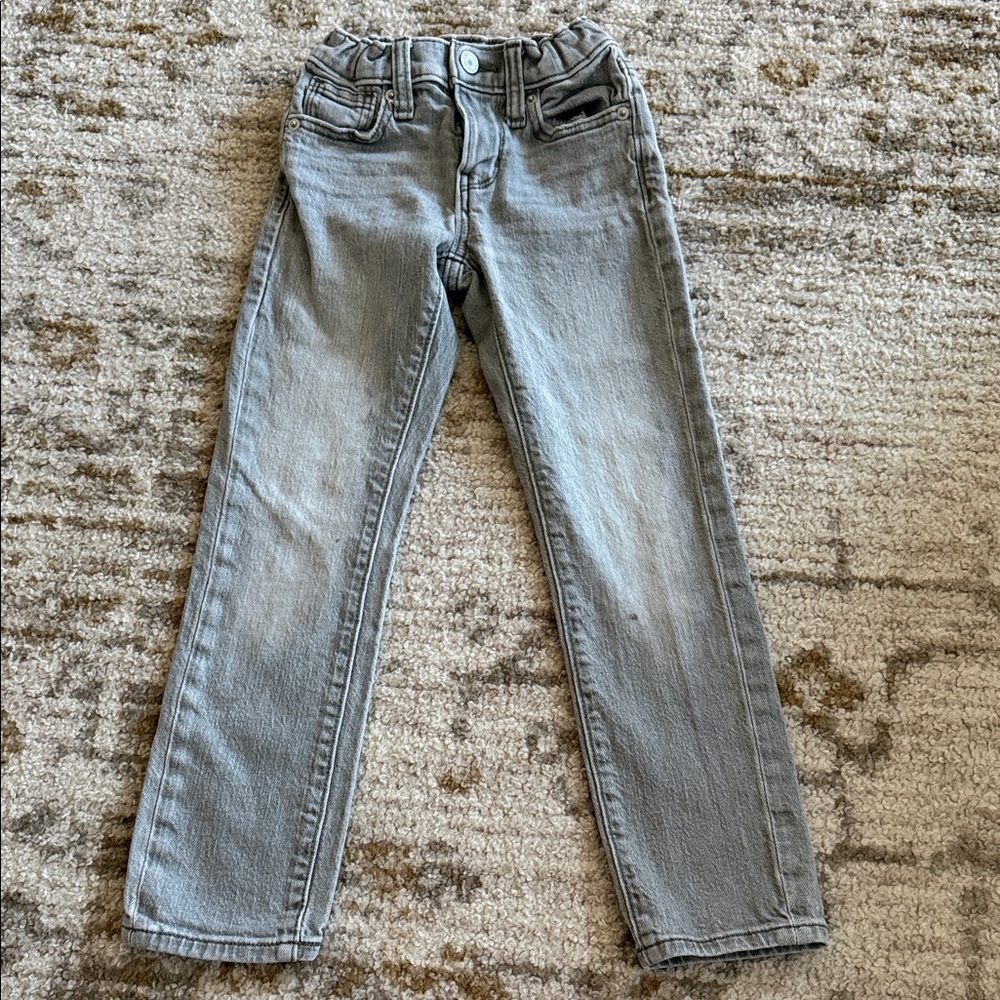 Old Navy Men's Light Gray Straight Jeans